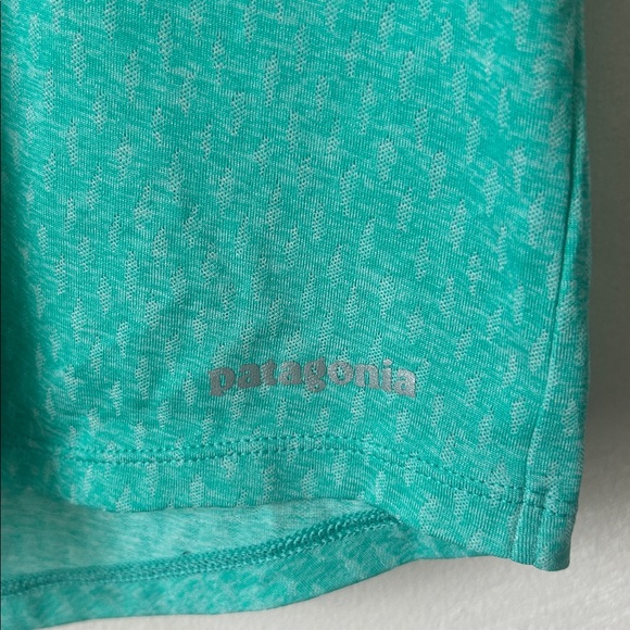 Patagonia Ridge Flow Moisture Wicking Running T Shirt Size M - Picture 3 of 6